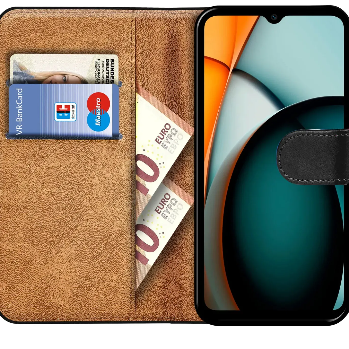 Xiaomi Redmi A3 - Klapphülle mit Kartenfächern