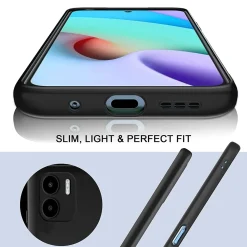 Xiaomi Redmi A1 - Slim Silikon Backcover Schwarz