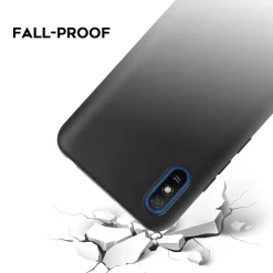 Xiaomi Redmi 9A - Slim Silikon Backcover Schwarz