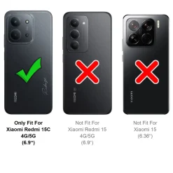 Xiaomi Redmi 15C - Carbon Case Hülle, stoßfest