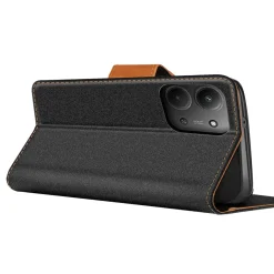 Xiaomi Redmi 15C - Jeanslook Klapphülle mit Kartenfach