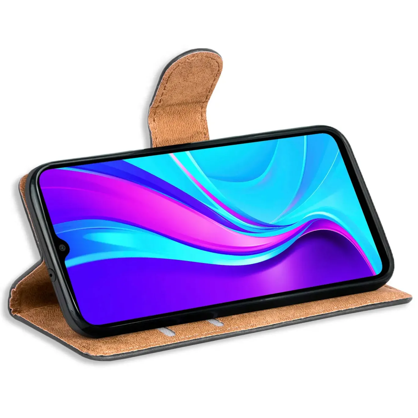 Xiaomi Redmi 9C - Klapphülle mit Kartenfächern