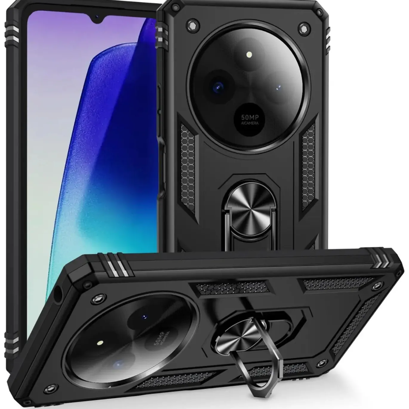 Xiaomi Redmi 14C - Outdoor Hardcase mit Ringhalter