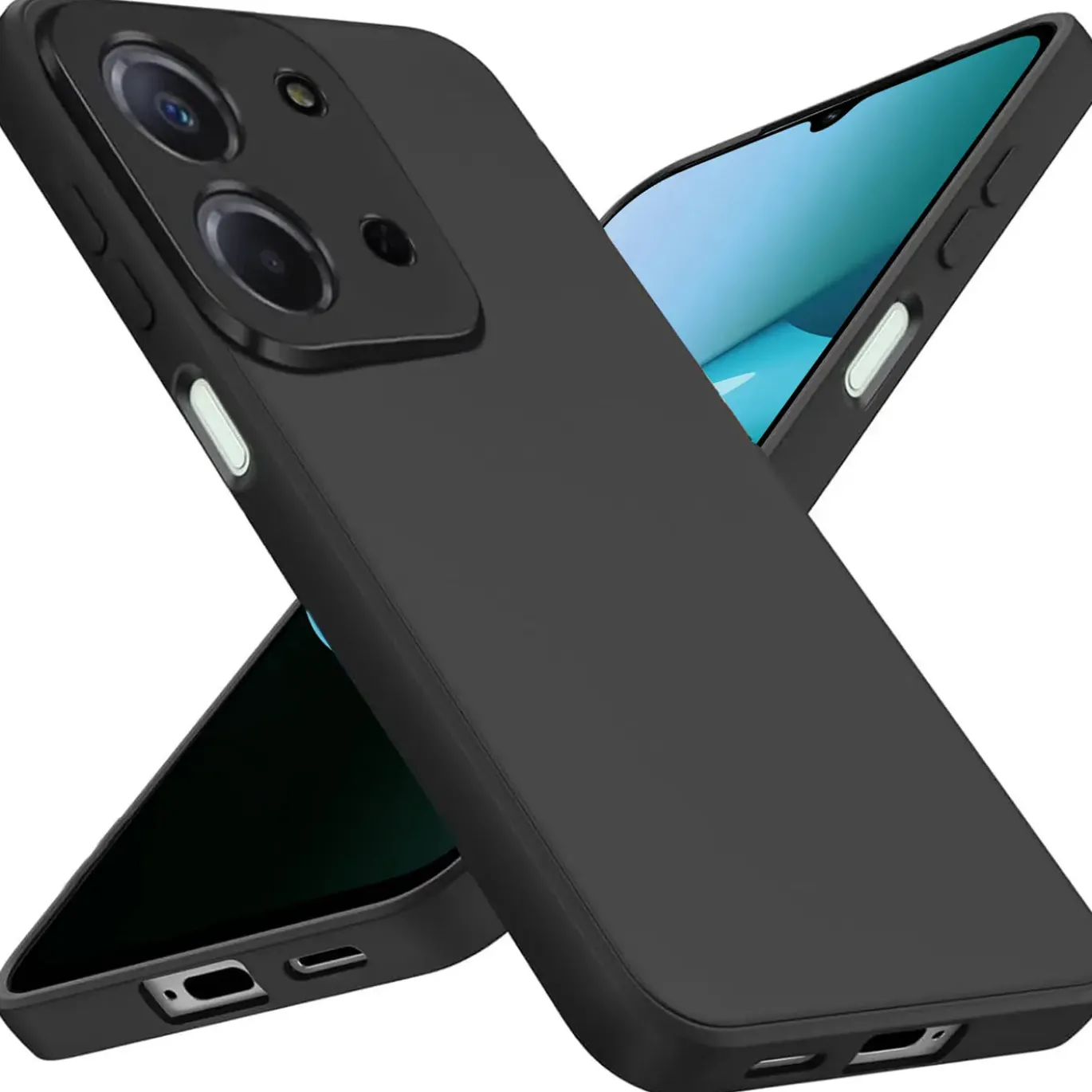 Xiaomi Redmi 15C - Slim Silikon Backcover Schwarz