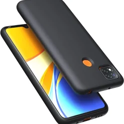 Xiaomi Redmi 9C - Slim Silikon Backcover Schwarz