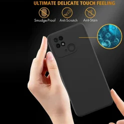 Xiaomi Redmi 10C - Slim Silikon Backcover Schwarz