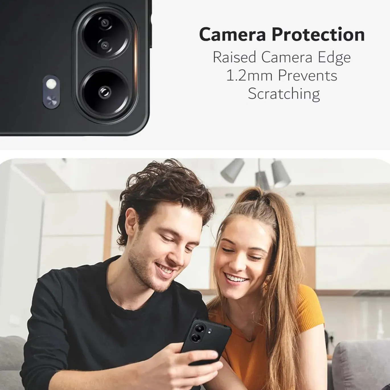 Xiaomi Redmi 13C - Slim Silikon Backcover Schwarz