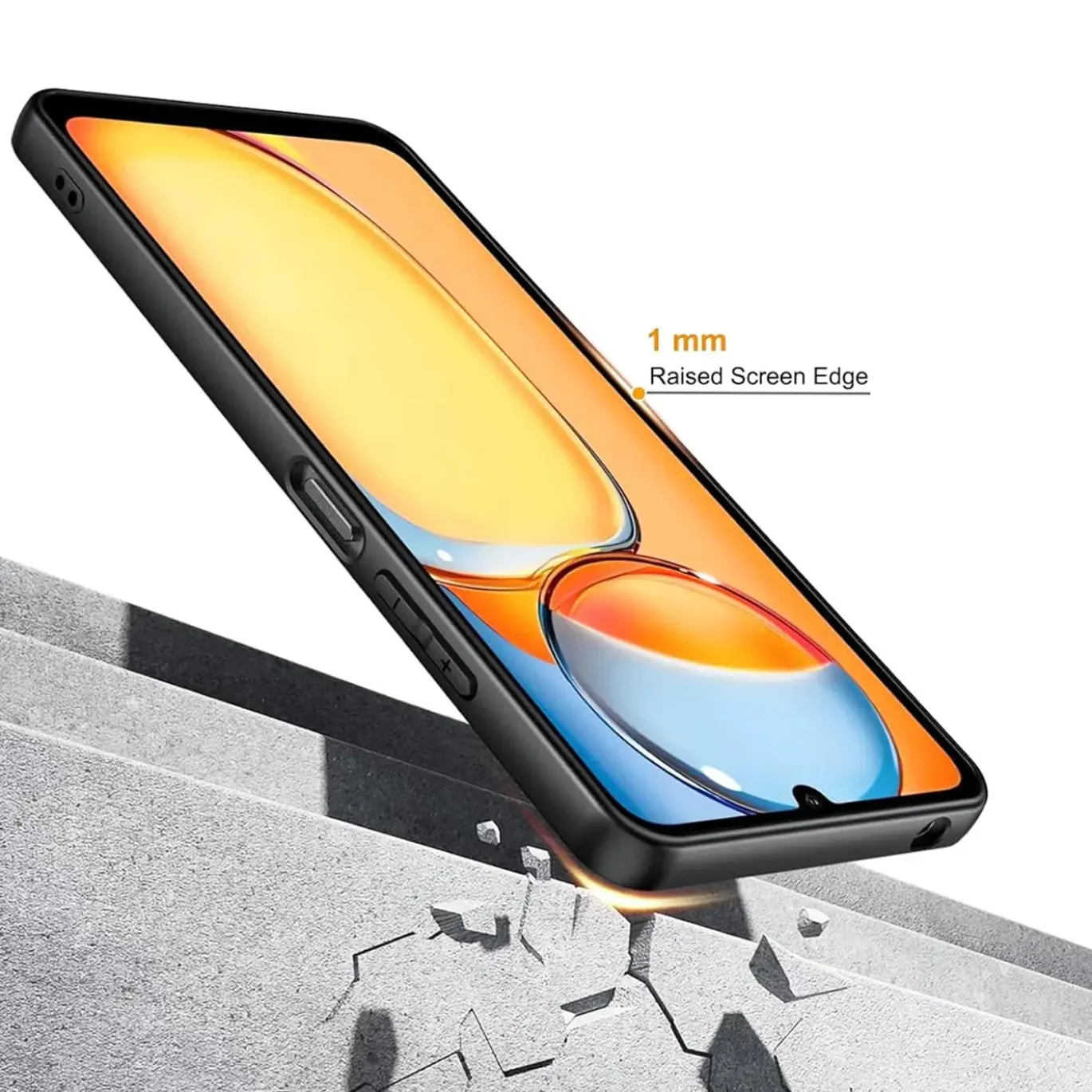Xiaomi Redmi 13C - Slim Silikon Backcover Schwarz