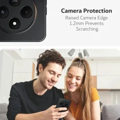 Xiaomi Redmi 14C - Slim Silikon Backcover Schwarz