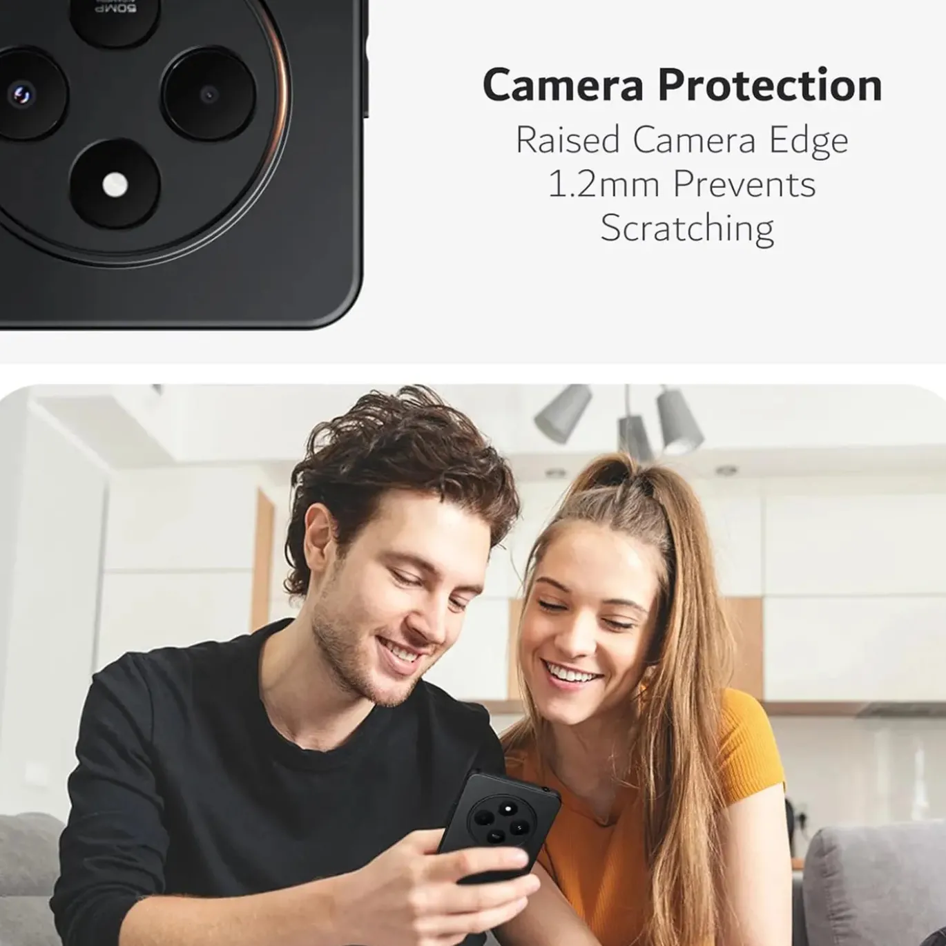 Xiaomi Redmi 14C - Slim Silikon Backcover Schwarz