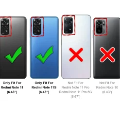 Xiaomi Redmi Note 11 - 9H Displayschutzfolie 2x Display & Kamera