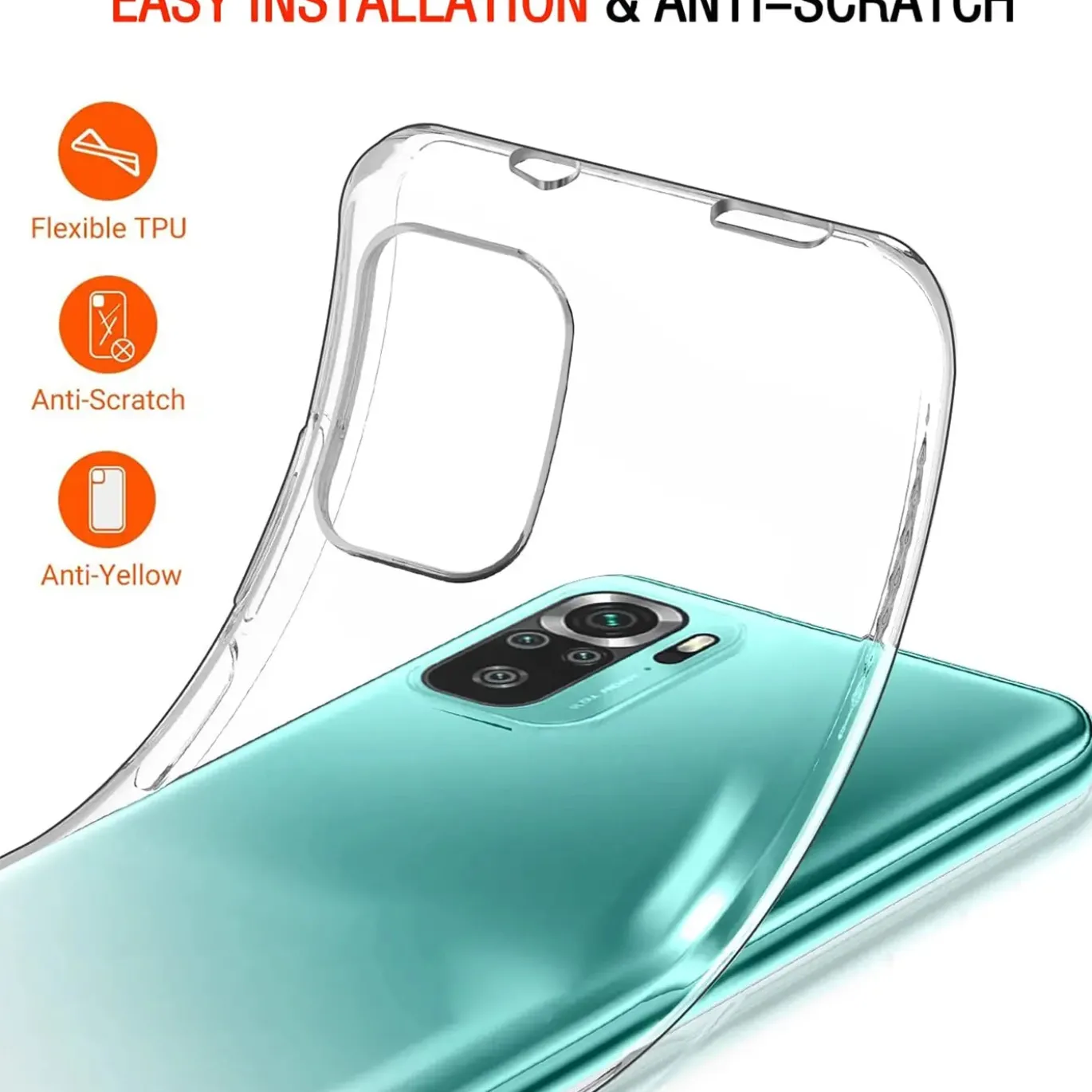Xiaomi Redmi Note 10 / 10S - Slim Clear Case Hülle