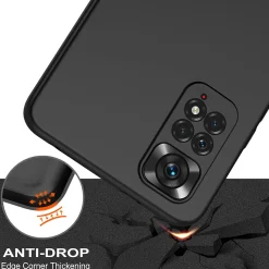 Xiaomi Redmi Note 11 / 11s - Slim Silikon Backcover Schwarz
