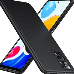 Xiaomi Redmi Note 11 / 11s - Slim Silikon Backcover Schwarz