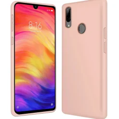 Xiaomi Redmi Note 7 - Silikon Case mit Mikrofaser-Innenseite