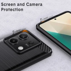 Xiaomi Redmi Note 13 5G - Carbon Case Hülle, stoßfest
