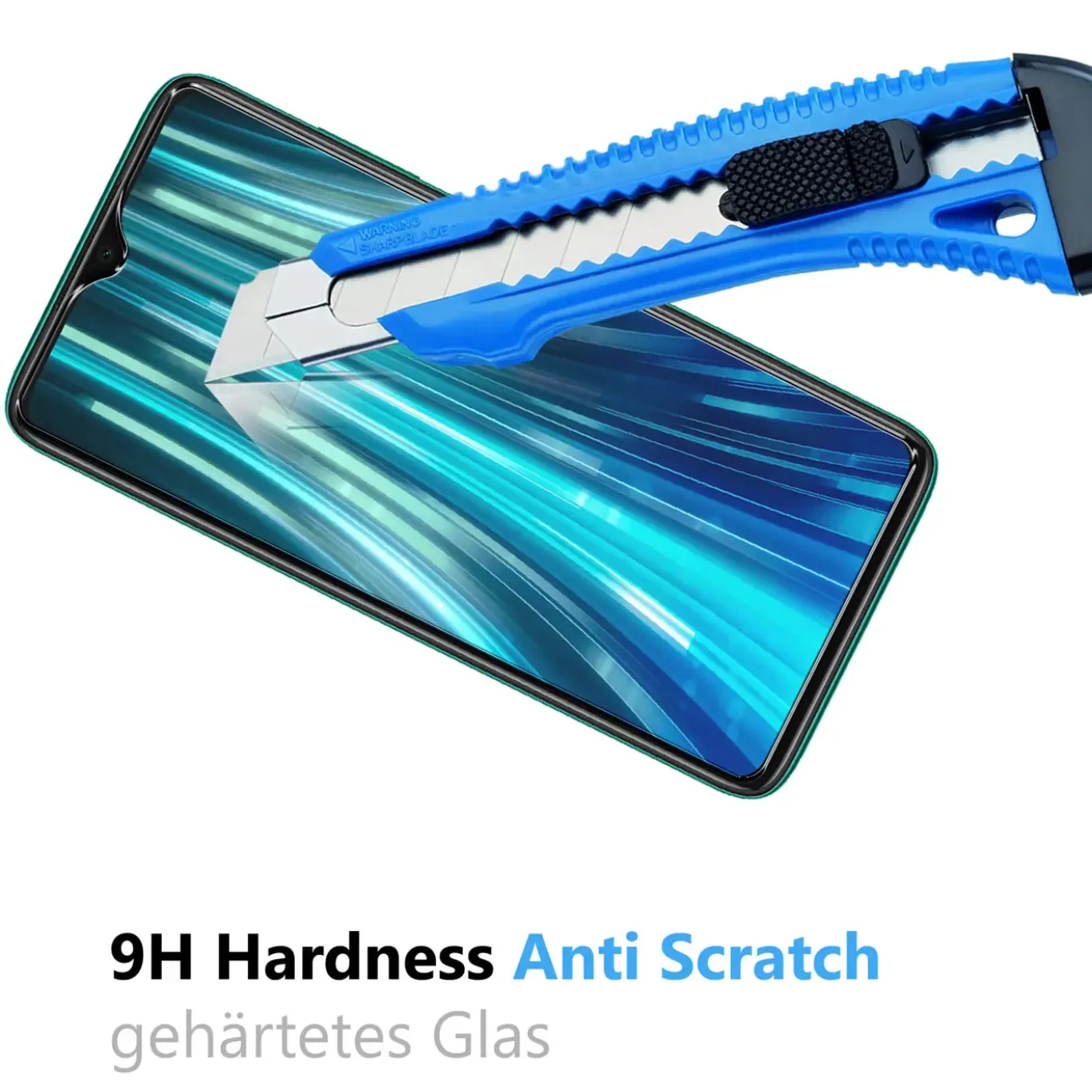 Xiaomi Redmi Note 13 5G - 9H Displayschutzfolie 2x Display & Kamera