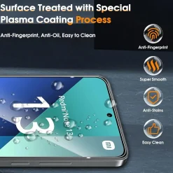 Xiaomi Redmi Note 13 4G - 9H Displayschutzfolie 2x Display & Kamera