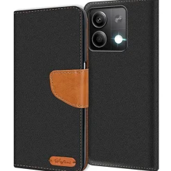 Xiaomi Redmi Note 13 5G - Jeanslook Klapphülle mit Kartenfach