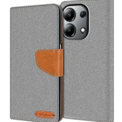 Xiaomi Redmi Note 13 4G - Jeanslook Klapphülle mit Kartenfach