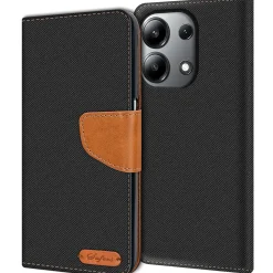 Xiaomi Redmi Note 13 4G - Jeanslook Klapphülle mit Kartenfach