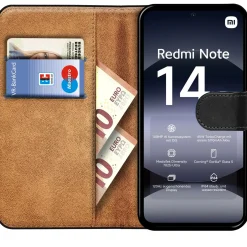 Xiaomi Redmi Note 14 5G - Klapphülle mit Kartenfächern