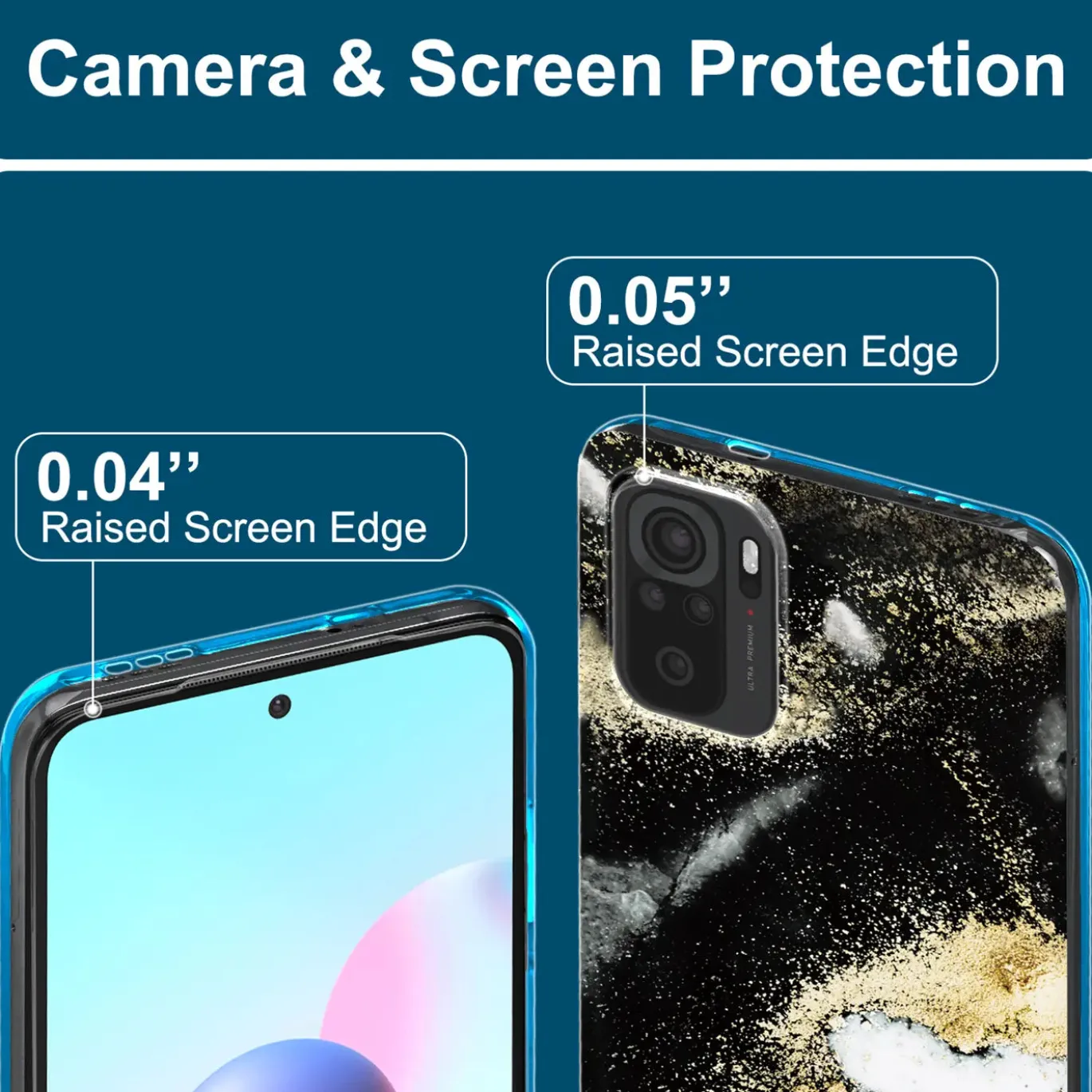 Xiaomi Redmi Note 10 5G - Marmor & Sand Design Hülle