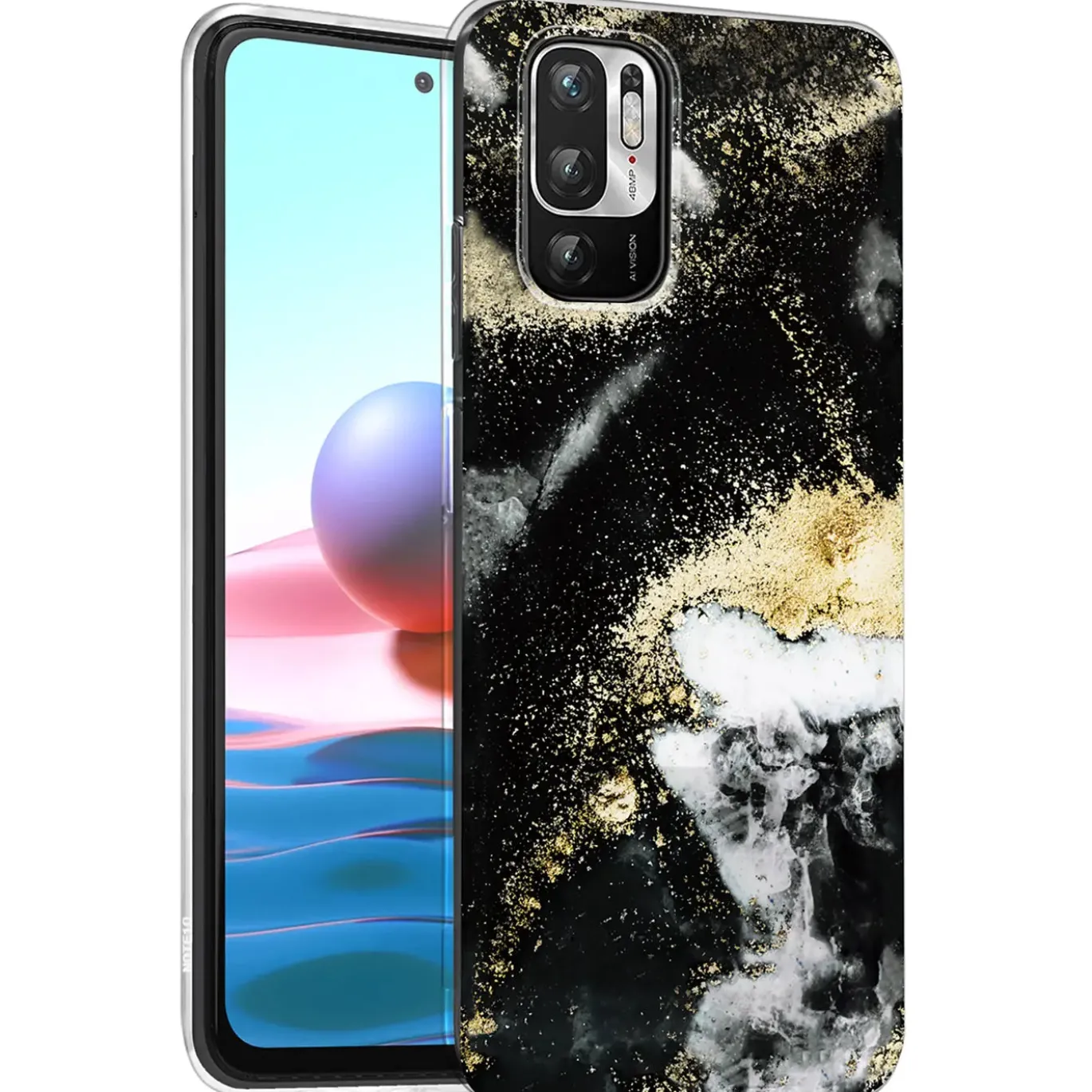 Xiaomi Redmi Note 10 5G - Marmor & Sand Design Hülle