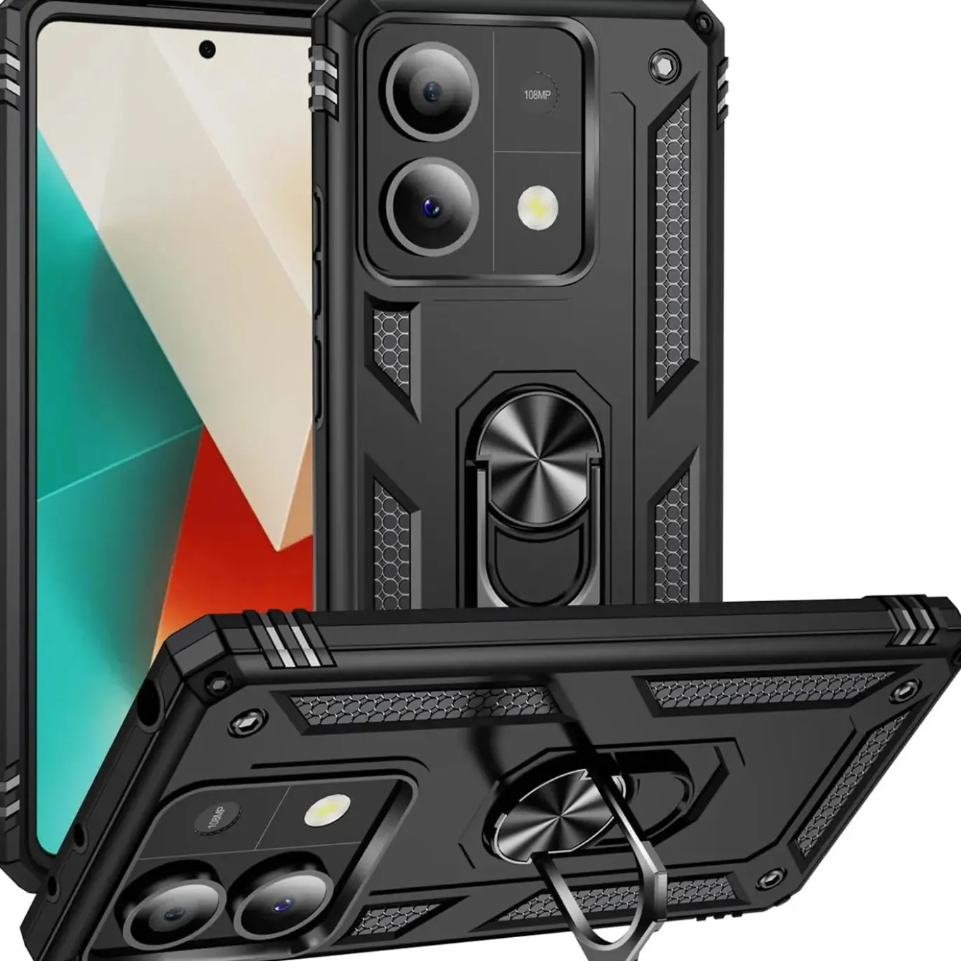 Xiaomi Redmi Note 13 5G - Outdoor Hardcase mit Ringhalter
