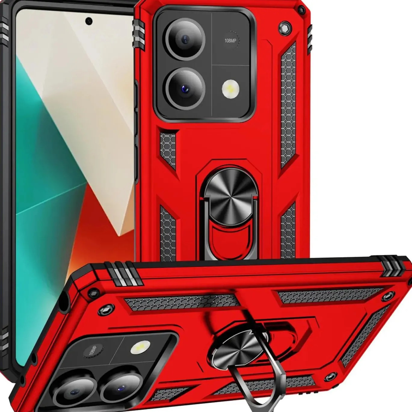 Xiaomi Redmi Note 13 5G - Outdoor Hardcase mit Ringhalter
