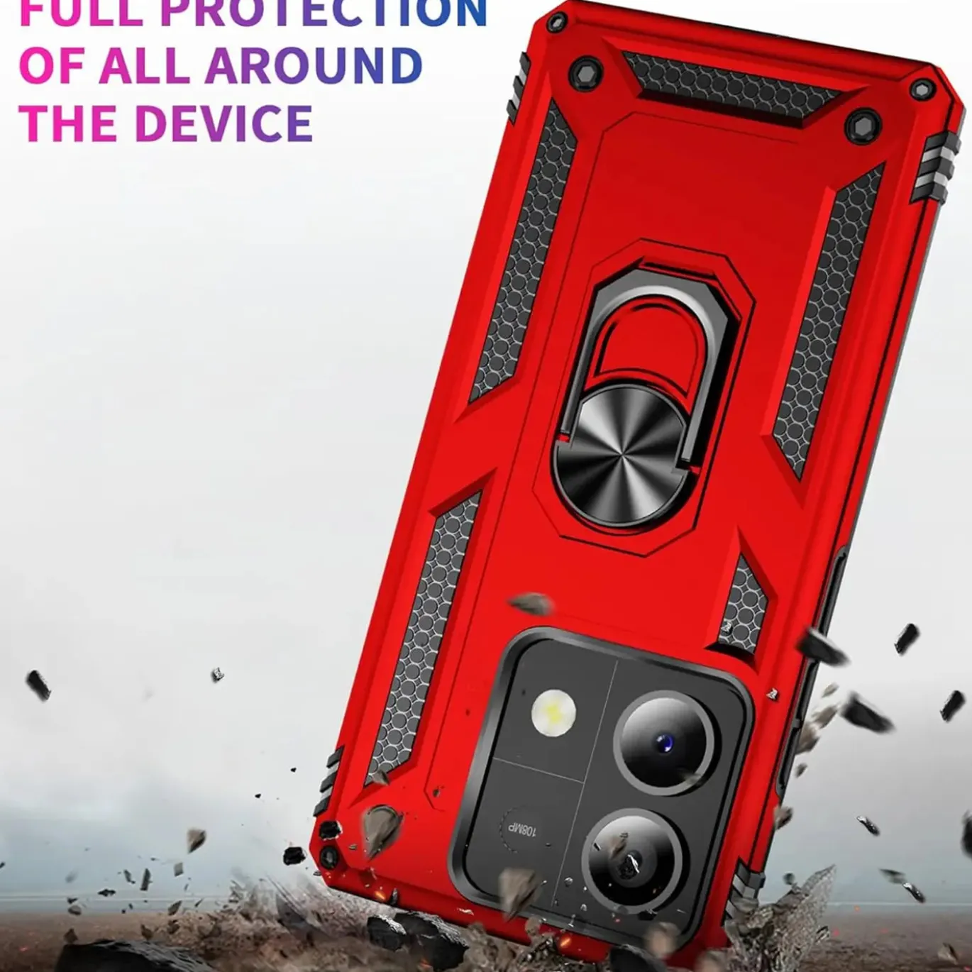 Xiaomi Redmi Note 13 5G - Outdoor Hardcase mit Ringhalter