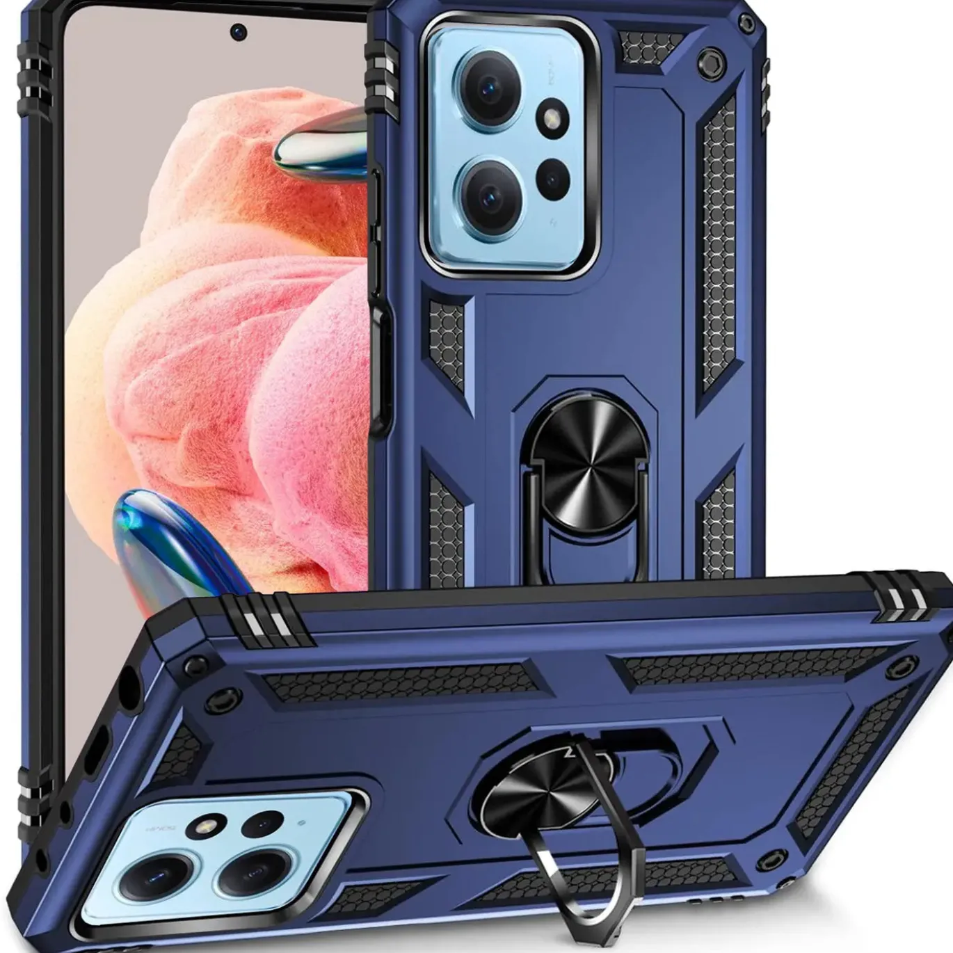 Xiaomi Redmi Note 12 4G - Outdoor Hardcase mit Ringhalter