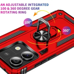 Xiaomi Redmi Note 14 5G - Outdoor Hardcase mit Ringhalter
