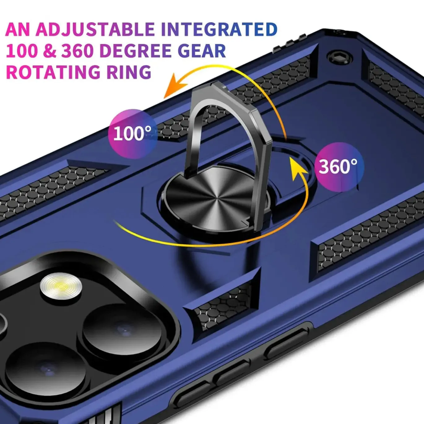 Xiaomi Redmi Note 13 4G - Outdoor Hardcase mit Ringhalter