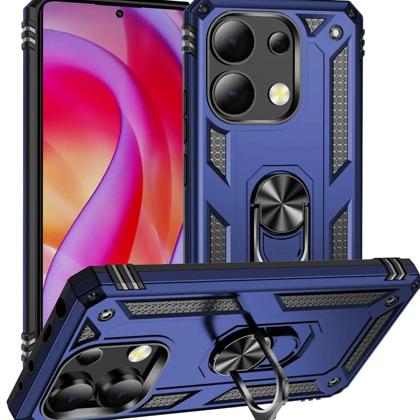 Xiaomi Redmi Note 13 4G - Outdoor Hardcase mit Ringhalter