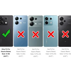 Xiaomi Redmi Note 13 5G - Slim Silikon Backcover Schwarz