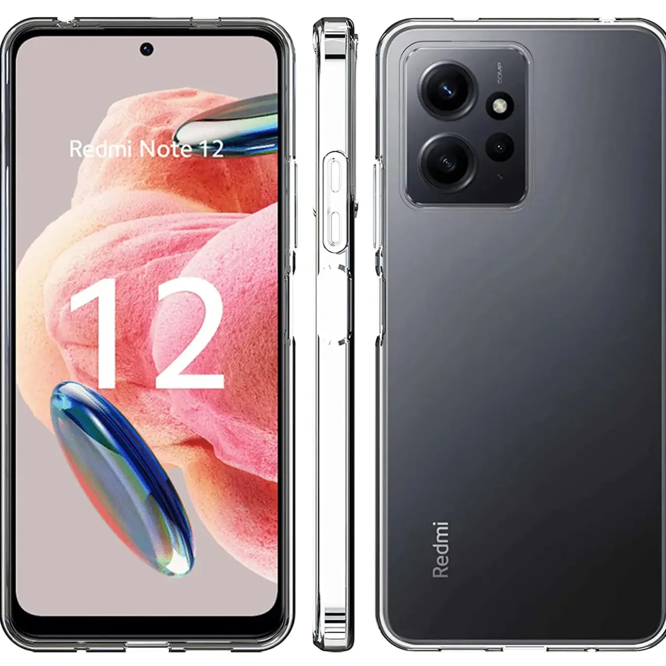 Xiaomi Redmi Note 12 4G - Slim Clear Case Hülle