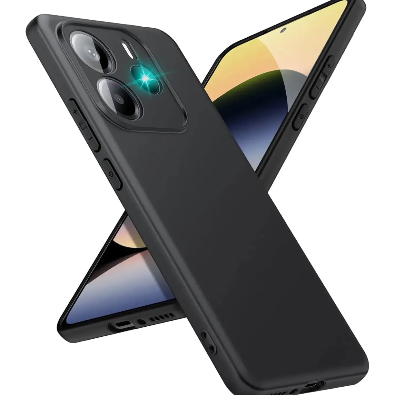 Xiaomi Redmi Note 14 4G - Slim Silikon Backcover Schwarz