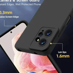 Xiaomi Redmi Note 12 4G - Slim Silikon Backcover Schwarz