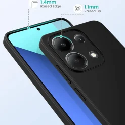 Xiaomi Redmi Note 13 4G - Slim Silikon Backcover Schwarz