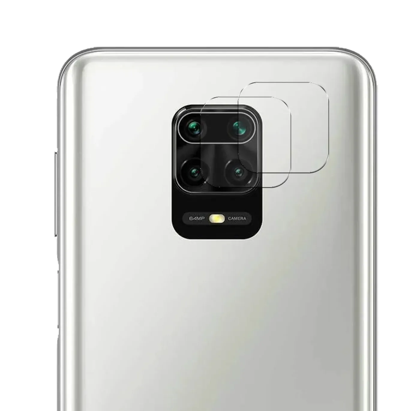 Xiaomi Redmi Note 9 Pro - 9H Displayschutzfolie 2x Display & Kamera