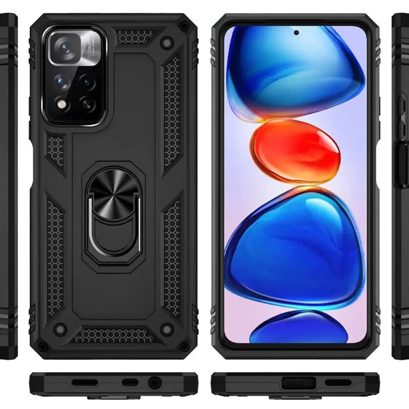 Xiaomi Redmi Note 11 Pro / Note 11 Pro 5G - Outdoor Hardcase mit Ringhalter