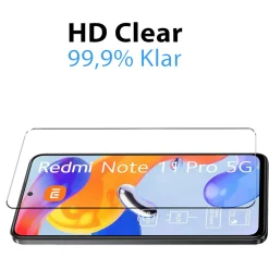 Xiaomi Redmi Note 11 Pro / Note 11 Pro 5G - 9H Displayschutzfolie 2x Display & Kamera