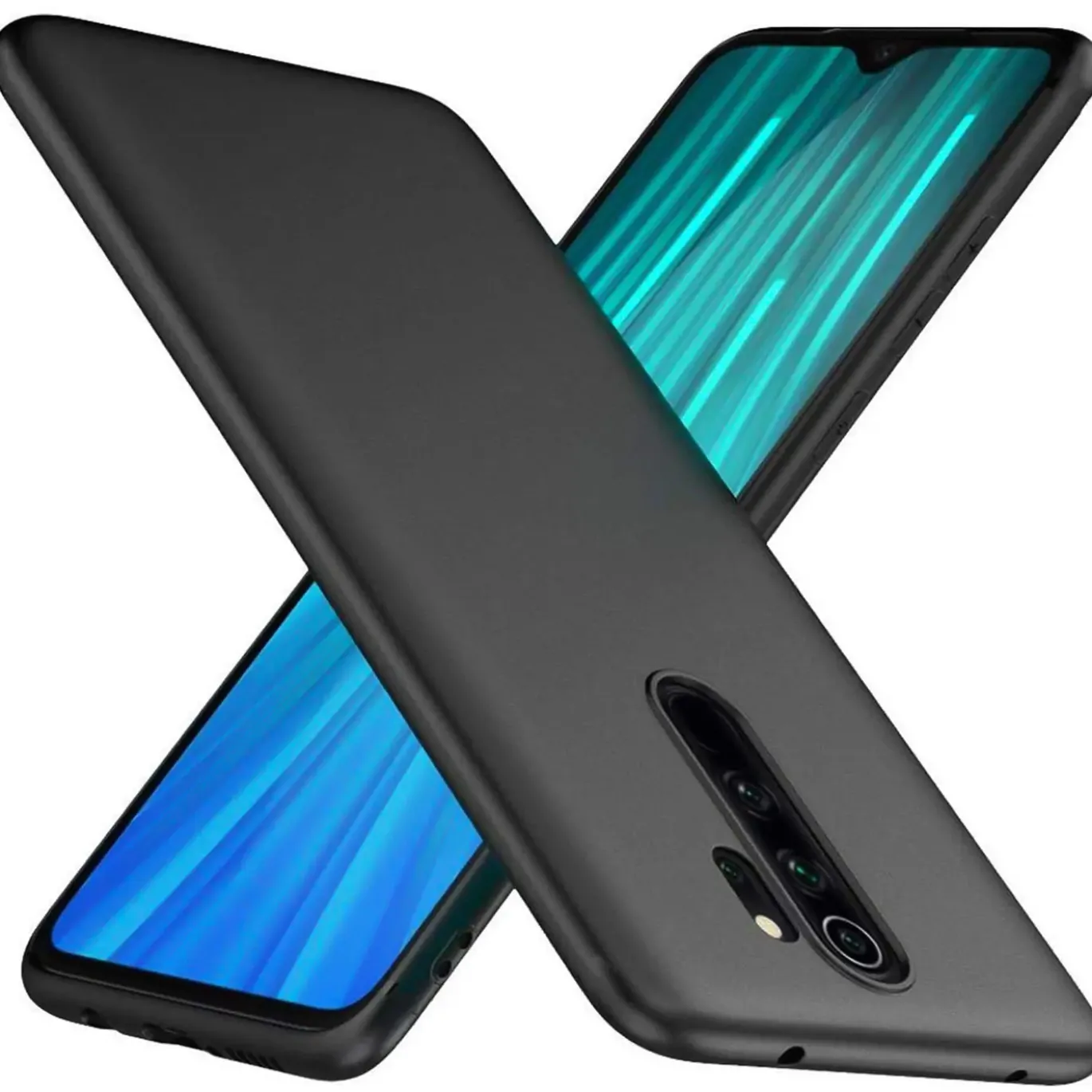 Xiaomi Redmi Note 8 Pro - Slim Silikon Backcover Schwarz
