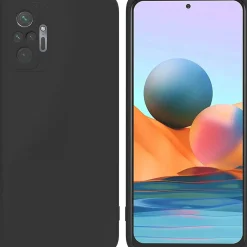 Xiaomi Redmi Note 10 Pro - Slim Silikon Backcover Schwarz