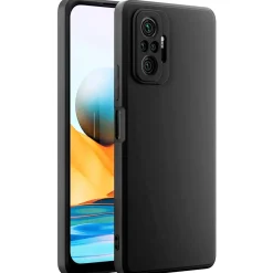 Xiaomi Redmi Note 10 Pro - Slim Silikon Backcover Schwarz