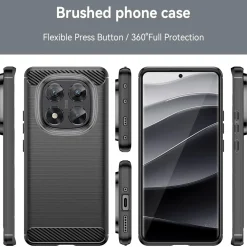 Xiaomi Redmi Note 14 Pro 5G - Carbon Case Hülle, stoßfest