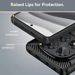 Xiaomi Redmi Note 14 Pro 5G - Carbon Case Hülle, stoßfest