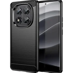 Xiaomi Redmi Note 14 Pro 5G - Carbon Case Hülle, stoßfest