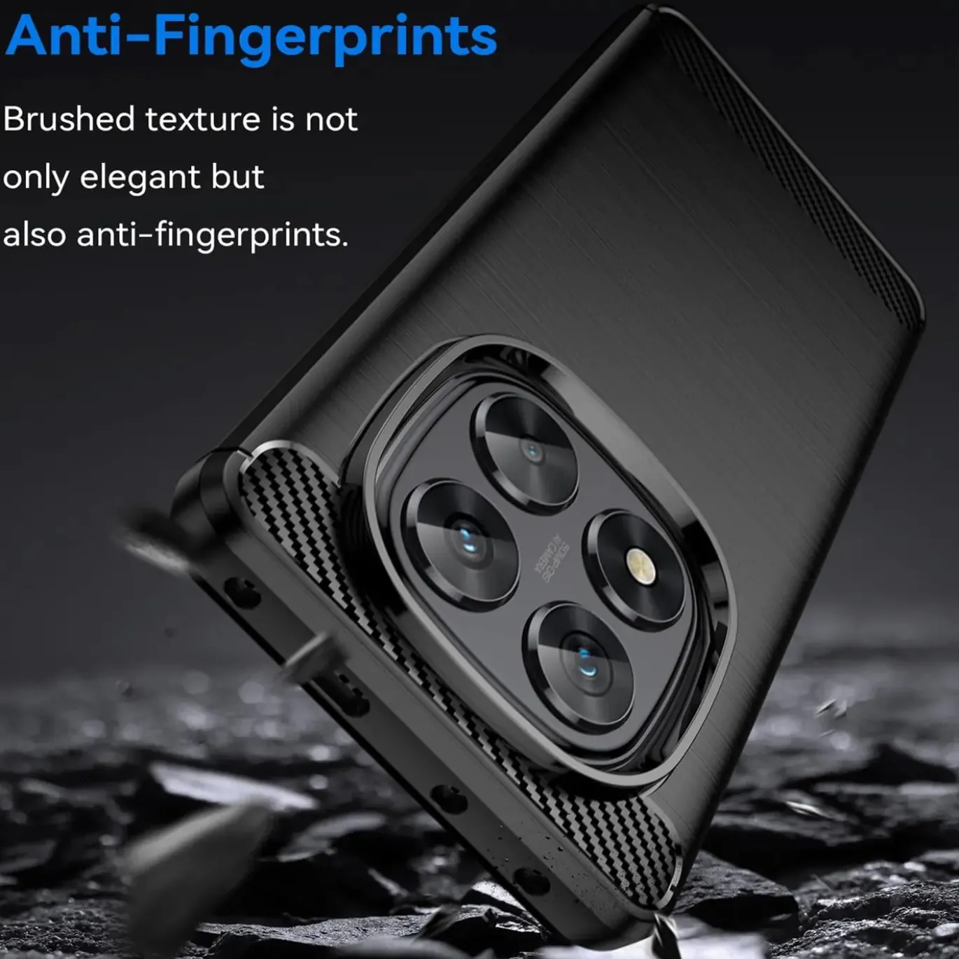 Xiaomi Redmi Note 14 Pro 5G - Carbon Case Hülle, stoßfest